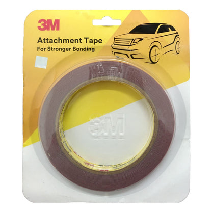 3M Attachment Tape for Stronger Bonding, Interior & Exterior Use in Automotive Areas with Double Side Acrylic Foam, Superior Adhesive, Easy to Use (12mmX4meter