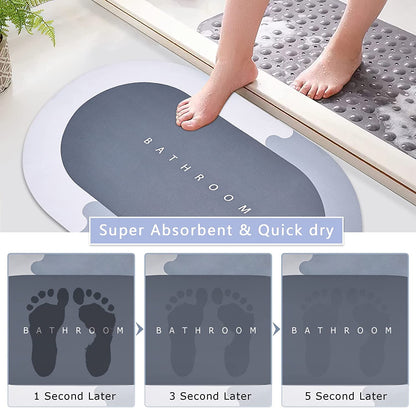 Super Absorbent Floor Door Mat, Bathroom Mat