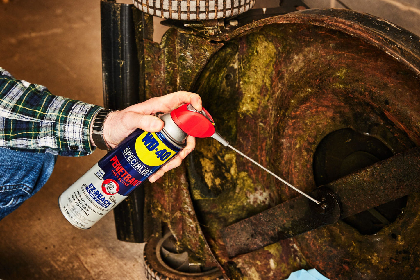 Pidilite WD-40, Multipurpose Spray, Lubricant, Rust Remover, Squeak Noise Remover, Stain Remover, and Cleaning Agent - 63.8g